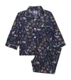Trotters Cotton Festive Animals Pyjama Set In Blue