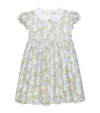 Trotters Cotton Floral Bella Bunny Dress In Blue
