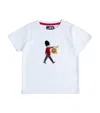 Trotters Boys White Kids Guardsman Short-sleeve Cotton T-shirt 2-11 Years In White