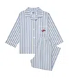 Trotters Cotton Henry Car Pyjama Set In Blue