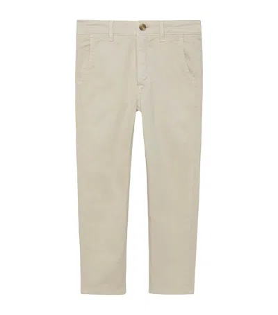 Trotters Kids' Cotton Jack Chinos In Neutral