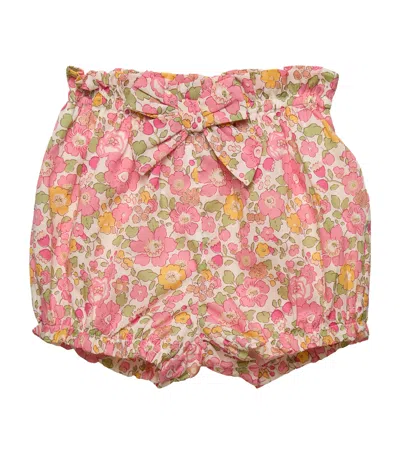 Trotters Kids'  Cotton Liberty Print Bloomers In Multi