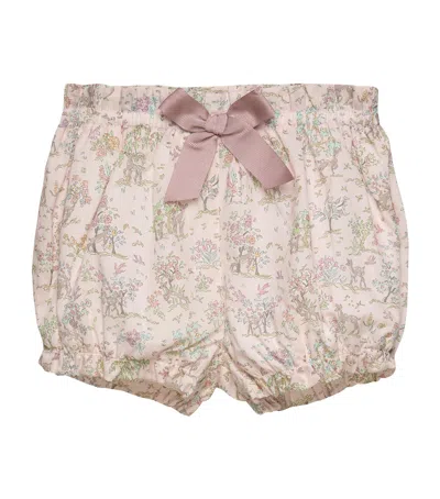 Trotters Kids'  Cotton Liberty Print Bloomers In Multi