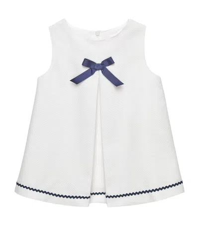 Trotters Kids'  Cotton Mia Dress In Gold