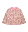 Trotters Cotton Quilted Jacket In Pink