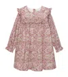 Trotters Cotton Ruffle Dress In Pink