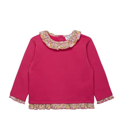 Trotters Kids' Cotton Willow Sweatshirt (2-4 Years) In Pink