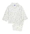 Trotters Cotton Winter Woodland Pyjama Set In White