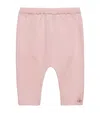 Trotters Cotton-wool Strawberry Leggings In Pink