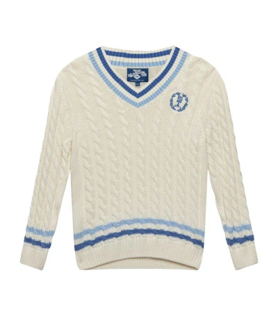 Trotters Kids' Cricket Jumper (2-5 Years) In Ivory