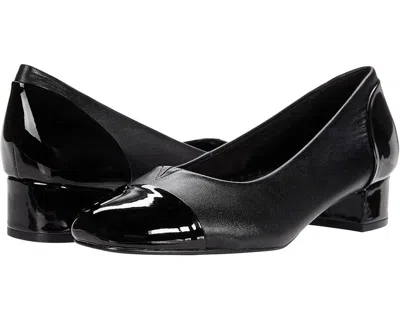 Trotters Daisy Pumps Women's Us 11 Black Leather Square Toe Block Heel Fzp479