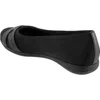 Trotters Daphne Flat In Black Micro