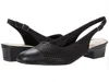 Trotters Dea Woven Slingback Pump In Black