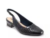 Trotters Dea Woven Slingback Pump In Blue