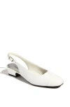 Trotters 'dea' Slingback In White