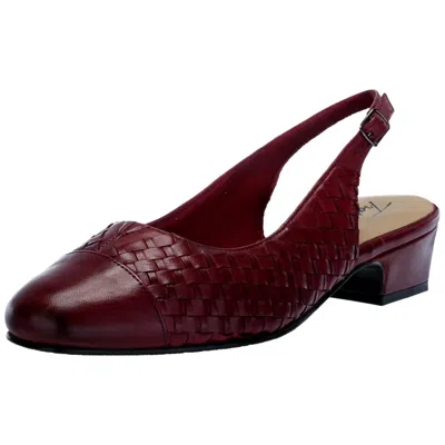 TROTTERS DEA WOVEN DARK RED T2168-601 WOMEN'S