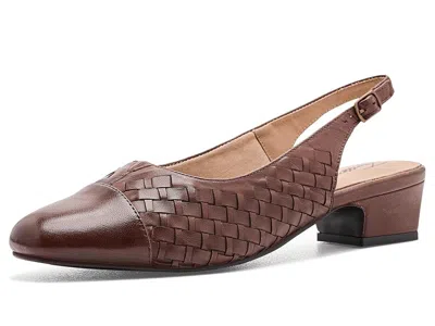 Trotters Dea Woven Women's Shoes Dark Brown: 8 Ww (ee)