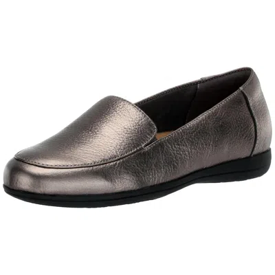 Trotters Deanna Pewter Leather T2055-033 Women's In Gray