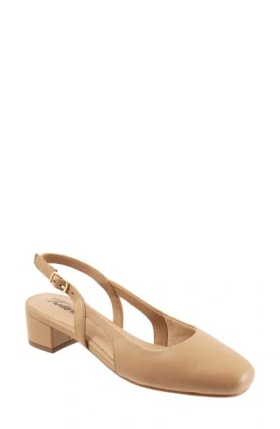 Trotters Dottie Slingback Pump In Beige