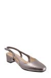 Trotters Dottie Slingback Pump In Pewter