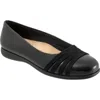 Trotters Drew Wedge Slip-on In Black