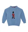 Trotters Drumming Guardsman Sweater In Blue