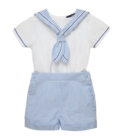 Trotters Kids'  Edward Sailor Set In Multi