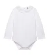 Trotters Embroidered Amelia Bodysuit In White