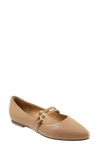 Trotters Emerald Pointed Toe Mary Jane Flat