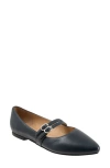 Trotters Emerald Pointed Toe Mary Jane Flat In Multi