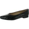 Trotters Hanny Womens Round Toe Slip On Ballet Flats In Black