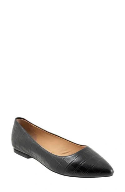Trotters Estee Ballet Flat In Black
