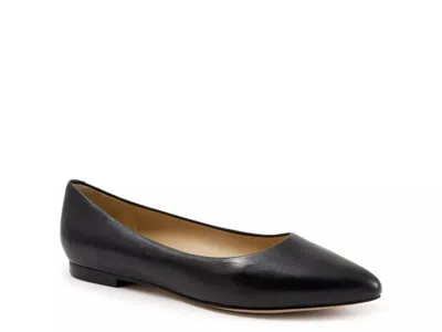 Trotters Estee Flat In Black