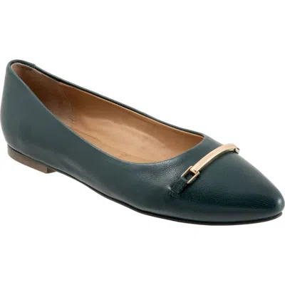 Trotters Everly Bit Flat In Blue