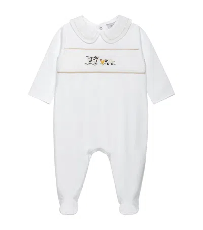 Trotters Babies' Farmyard All-in-one In White