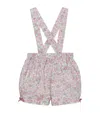 Trotters Floral Arabella Bloomers And Braces In Pink