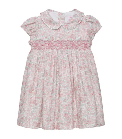 Trotters Kids' Floral Arabella Dress In Pink