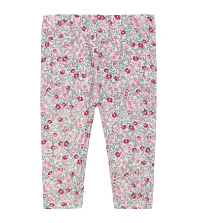 Trotters Kids' Floral Catherine Leggings In Neutral