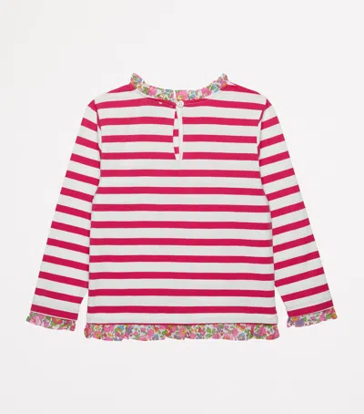 Trotters Kids' Floral-detail Betsy Top In Pink