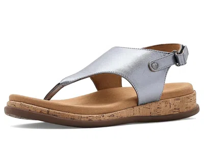 Trotters Garret Sandals Women's Sandals Pewter: 8 W (d) In Gray