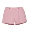 Trotters Georgina Herringbone Shorts In Pink
