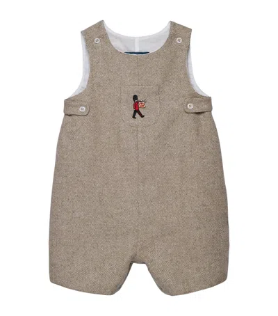 Trotters Kids' Guardsman Archie Romper In Brown