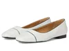 Trotters Harbor Cap Toe Flat In White