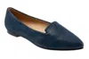 Trotters Harlowe Pointed Toe Loafer In Blue