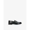 Trotters Leather Hugo Loafers In Black
