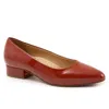 Trotters Jewel T2126-659 Pump Womens 10.5 Terracotta Patent Leather Shoes Khd632 In Brown