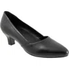 Trotters Kylie Kitten Heel Pump In Black