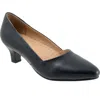 Trotters Kylie Kitten Heel Pump In Navy