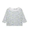 Trotters Lace-collar Bluebell Sweatshirt In Blue