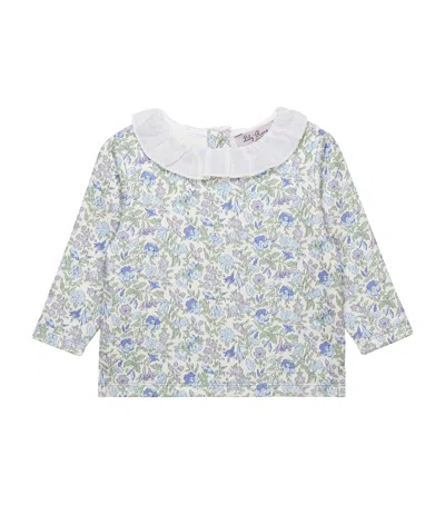 Trotters Kids' Lace-collar Bluebell Sweatshirt
